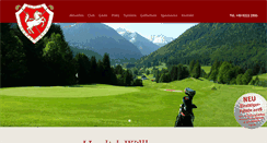 Desktop Screenshot of golfclub-oberstdorf.de