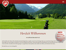 Tablet Screenshot of golfclub-oberstdorf.de